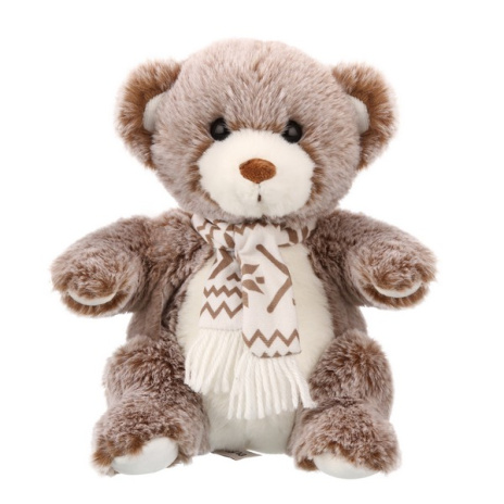 Мишка в шарфике, 23 см