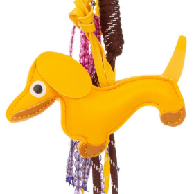 Собака такса с подвесами, ассортимент цветов, 9 см