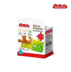 Пазл First Puzzle "Медвежонок" 25 эл Baby Toys, в/к