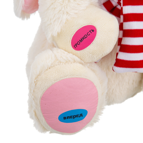 Игрушка мягкая "Зайчик" Elefantino, 14 сказок (в том числе сказки А.С.Пушкина), 25 см Игрушка мягкая "Зайчик" Elefantino, 14 сказок (в том числе сказки А.С.Пушкина), 25 см