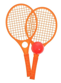 Набор для тенниса в сетке, цвета в ассорт.