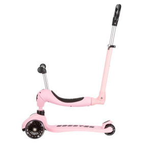 Самокат трансформер трехколесный с ручкой управления