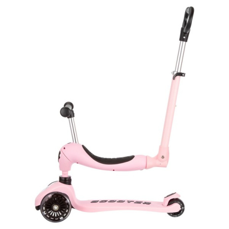 Самокат трансформер трехколесный с ручкой управления