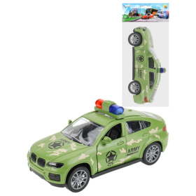 Машинка инерционная (12,5х6х6,2 см, пластик, цвет микс, в пакете)