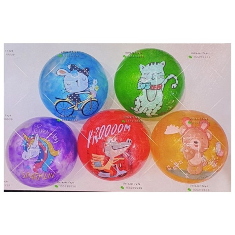 Мяч детский "животные", в ассортименте