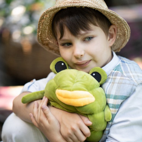 Мягкая Игрушка RELANA, Лягушонок, 20 см