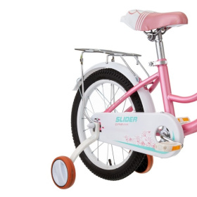 Велосипед двухколесный SLIDER, 14", розовый