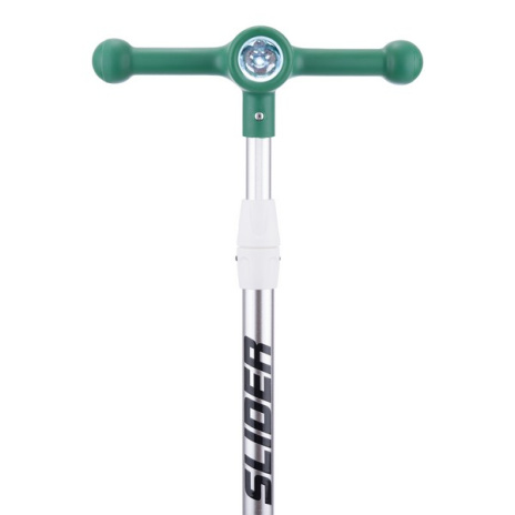 Самокат трехколесный Slider, светящиеся колёса и платформа, руль складной с фонариком