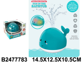Игрушка для купания "Кит" на батарейках
