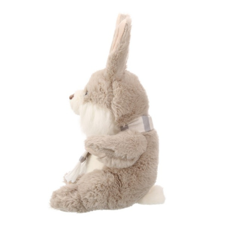 Зайчик в шарфике, 23 см