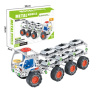 Конструктор "Автовоз" металлический, 244 детали, 6 маленьких машинок