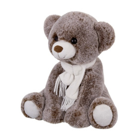Мягкая Игрушка RELANA, Мишка в шарфике, 23 см