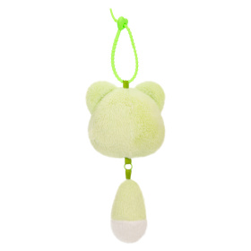 Котик с длинным хвостом светло-зеленый, 15 см