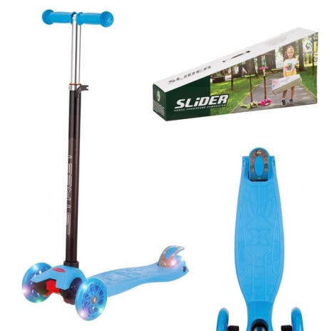 Самокат четырехколесный, колеса PU со светом