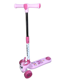 Самокат трехколесный Slider, колёса светящиеся, руль складной Самокат трехколесный Slider, колёса светящиеся, руль складной