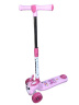 Самокат трехколесный Slider, колёса светящиеся, руль складной
