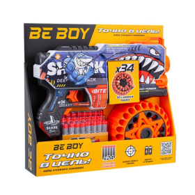 Автомат "BeBoy", 24 софт-патрона в комплекте Автомат "BeBoy", 24 софт-патрона в комплекте