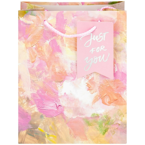 Dream cards Пакет подар. с мат.лам. и сереб.тисн.(12 шт в наборе) 18х23х10см (М)Художество,розовый