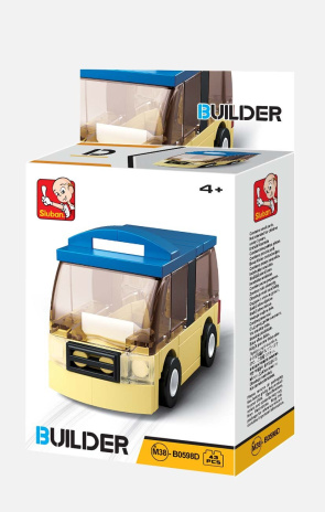 Конструктор "Автобус" 46 деталей Конструктор "Автобус" 46 деталей