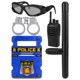 Игровой набор "Полиция" (29х6х42,5 см, 5 предметов, в пакете)