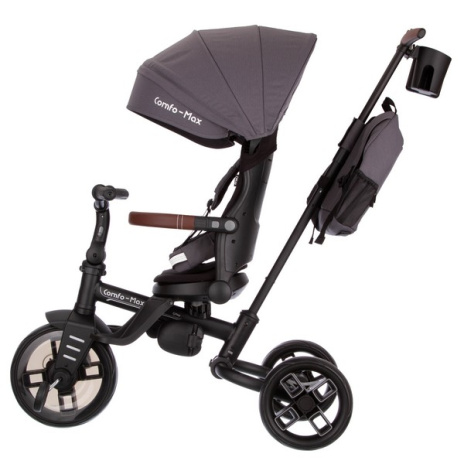 Велосипед 3-х колесный с ручкой управления Qplay