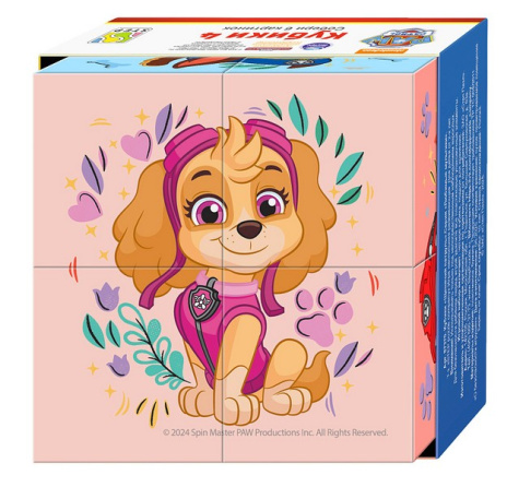 4 кубика "Щенячий патруль" (Никелодеон)