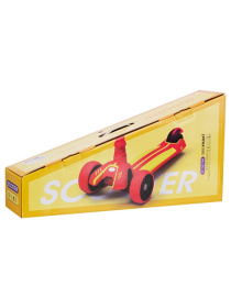 Самокат четырехколесный со светящимися колесами