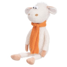 Игрушка мягконабивная ТМ "Relana" Овечка Софи в шарфике, 25 см, в/п 25*10*12 см