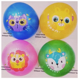 Мяч детский "мордашки животных", в ассортименте