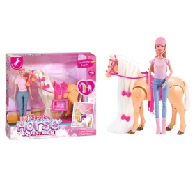 Набор "Конюшня" звуковые эффекты, лошадка, кукла Набор "Конюшня" звуковые эффекты, лошадка, кукла