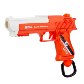 Пистолет "BeBoy", гильзы вылетают при перезарядке