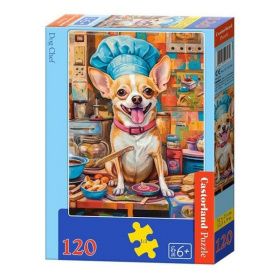 Puzzle-120 MIDI "Собака-повар" в коробке