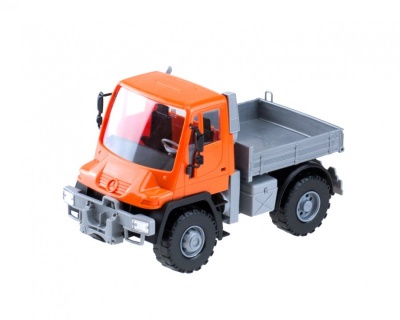 Самосвал бортовой Мерседес "Unimog U 500" (Оранжевый)