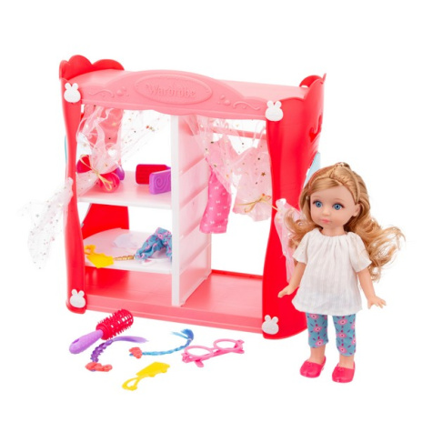 Набор "Модница" Girl`s Club" в комплекте:кукла 30 см,шкафчик с одеждой,аксессуары,блестящая упаковка