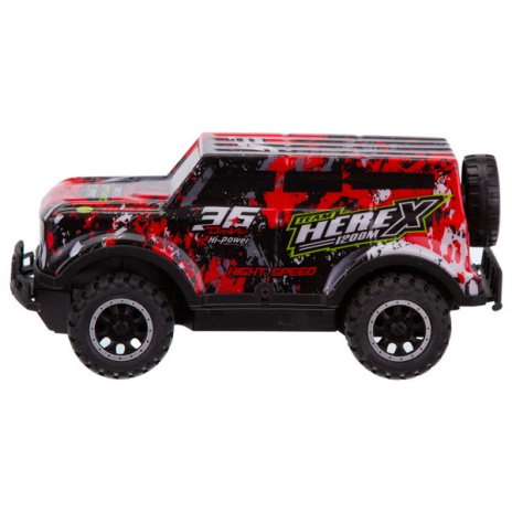 Машинка на пульте радиоуправления "ВеВоу", противоударный светящийся корпус