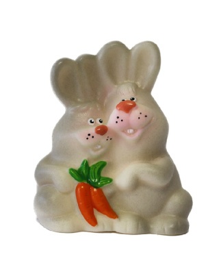 Игрушка из ПВХ "Кролики Весна"