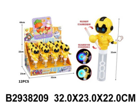 Пузыри мыльные "Робот", световые эффекты, (12 шт. в наборе)