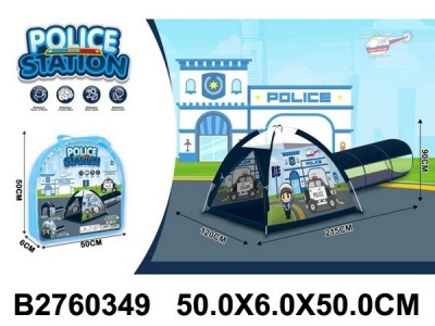Игровой домик-палатка "Полицейский участок" размер в собранном виде: 120*215*90 см