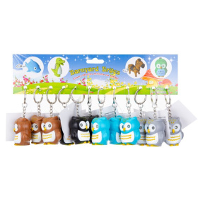 Брелок "Сова" (12 шт. в наборе) со светом и звуком Брелок "Сова" (12 шт. в наборе) со светом и звуком