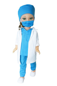 Кукла Доктор Мишель. КНОПА. 36 см