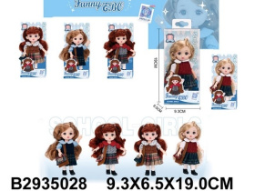 Кукла 15 см, 4 вида в ассортименте
