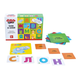 Игра настольная "Буква за буквой"  Baby toys games