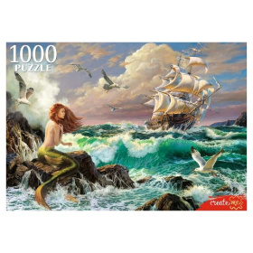 ПАЗЛЫ 1000 элементов. РУСАЛКА И КОРАБЛЬ ПАЗЛЫ 1000 элементов. РУСАЛКА И КОРАБЛЬ