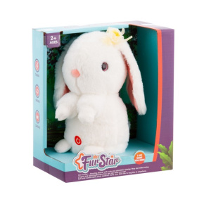 Игрушка-повторюшка "Зайка" 17 см, режимы: танец, музыка, запись, 6 цветов в ассортименте Игрушка-повторюшка "Зайка" 17 см, режимы: танец, музыка, запись, 6 цветов в ассортименте