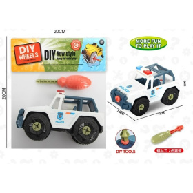 Игрушка-конструктор "Полицейский автомобиль"
