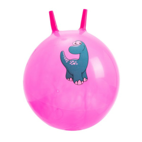 Мяч гимнастический с рожками, 55см, "Животные" в ассортименте