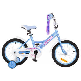 Велосипед двухколесный SLIDER, 16", синий Велосипед двухколесный SLIDER, 16", синий