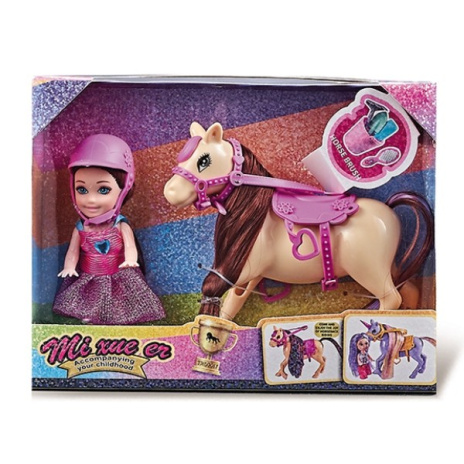 Набор "Конюшня" лошадка, кукла