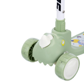 Самокат трехколесный Slider, колеса светящиеся, руль складной Самокат трехколесный Slider, колеса светящиеся, руль складной