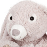 Заяц бежевый с сердцем, 15 см